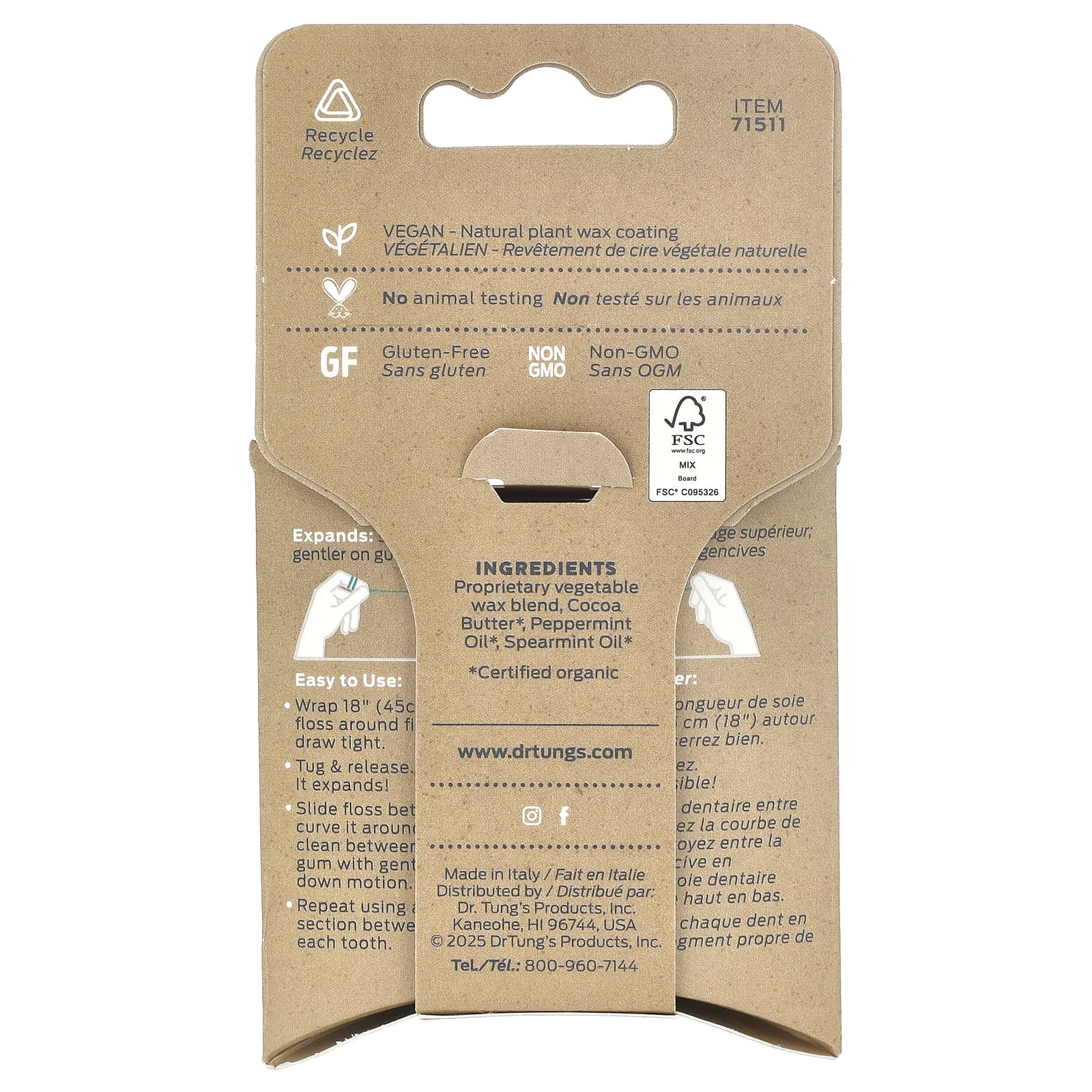 Dr. Tung's Smart Floss- Mint