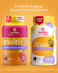 Honibe Lil Bee Multi with Immune Boost Mixed Berry 70 gummies