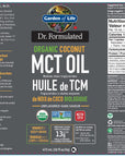 Garden of Life - Organic Coconut MCT Oil - 473ml