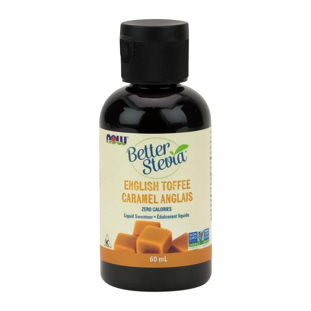 NOW Better Stevia Liquid Sweetener- English Toffee 60ml