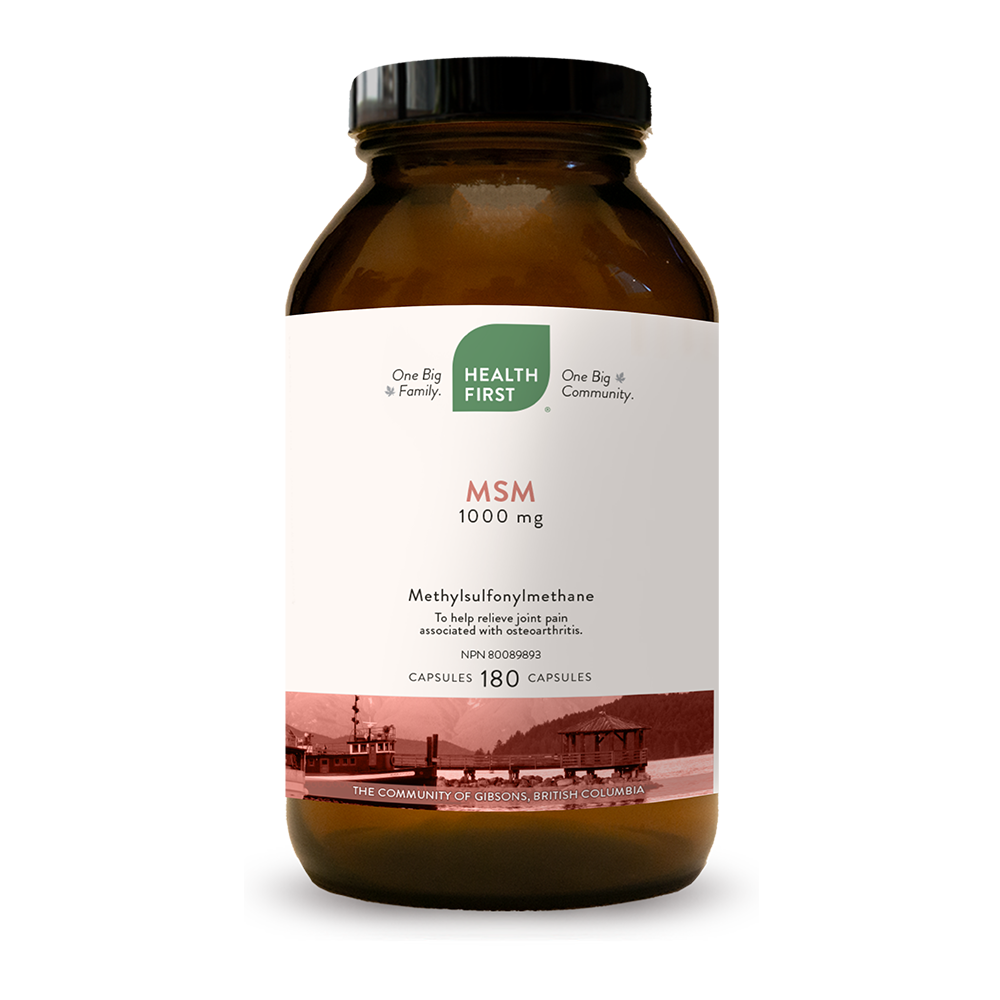 Health First MSM 1000mg 180 cap
