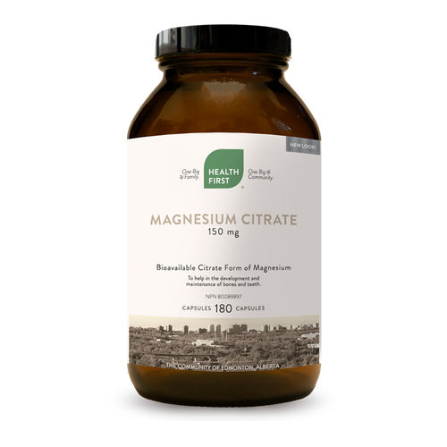 Health First Magnesium Citrate 150mg 180 caps