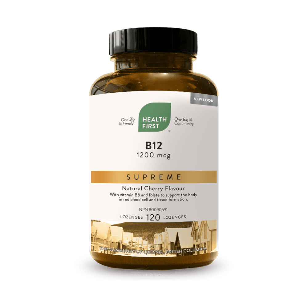 Health First B12 Supreme 1200mcg - 120 lozenges