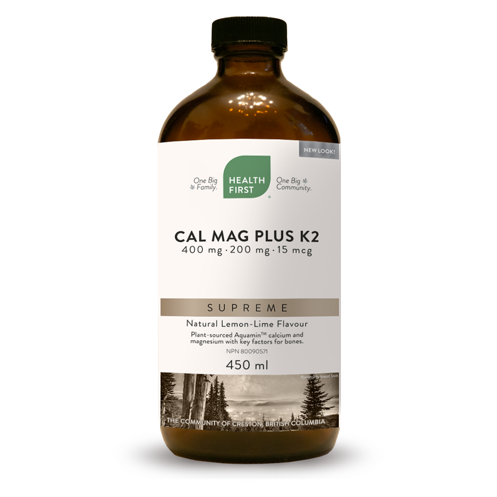 Health First Cal Mag Supreme + K2 Liquid 450ml