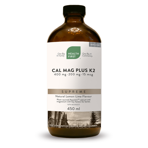 Health First Cal Mag Supreme + K2 Liquid 450ml