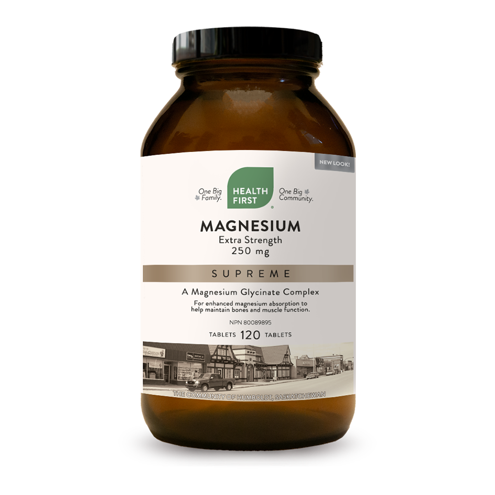 Health First Magnesium Extra Strength Supreme 250mg 120 tablets