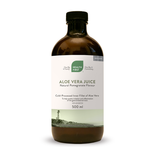 Health First Aloe Vera Juice Pomegranate 500ml