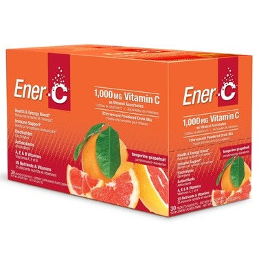 Ener-C Vitamin C Tangerine Grapefruit 1000mg- 30 packets