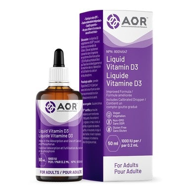 AOR Vitamin D3 Liquid Vegan 50ml