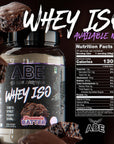 ABE Whey Iso Protein Brownie Batter 2lbs 25 servings