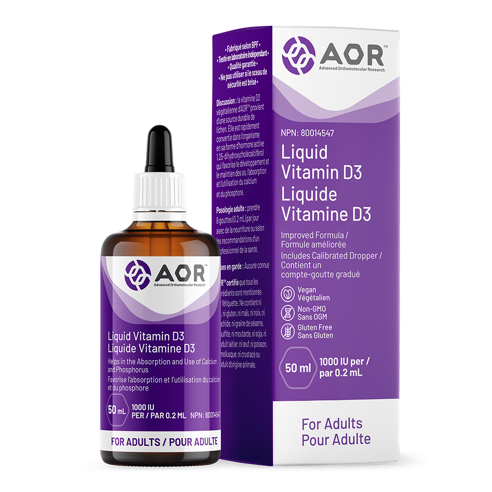 AOR Liquid Vitamin D3 100ml