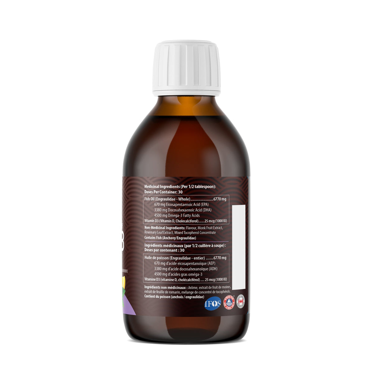 Aqua Omega High DHA 5X Ultimate Strength Omega-3 225mL