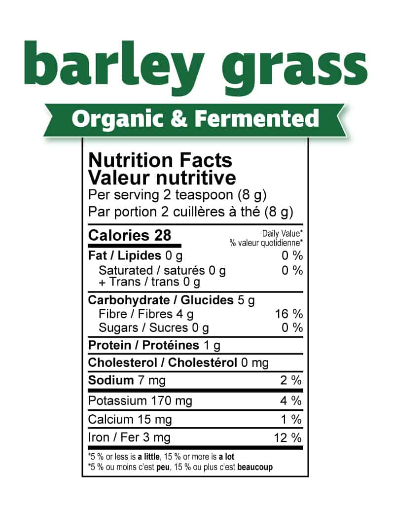 Prairie Naturals Barley Grass 150g Powder