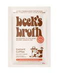 Beck's Broth - Bone Broth Powder -  Instant Coffee Single Packet - 25g