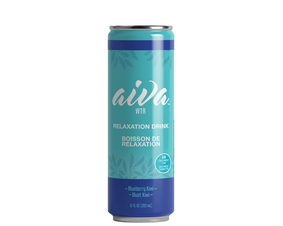 Aiva Relaxation Drink - Blueberry Kiwi 355mL