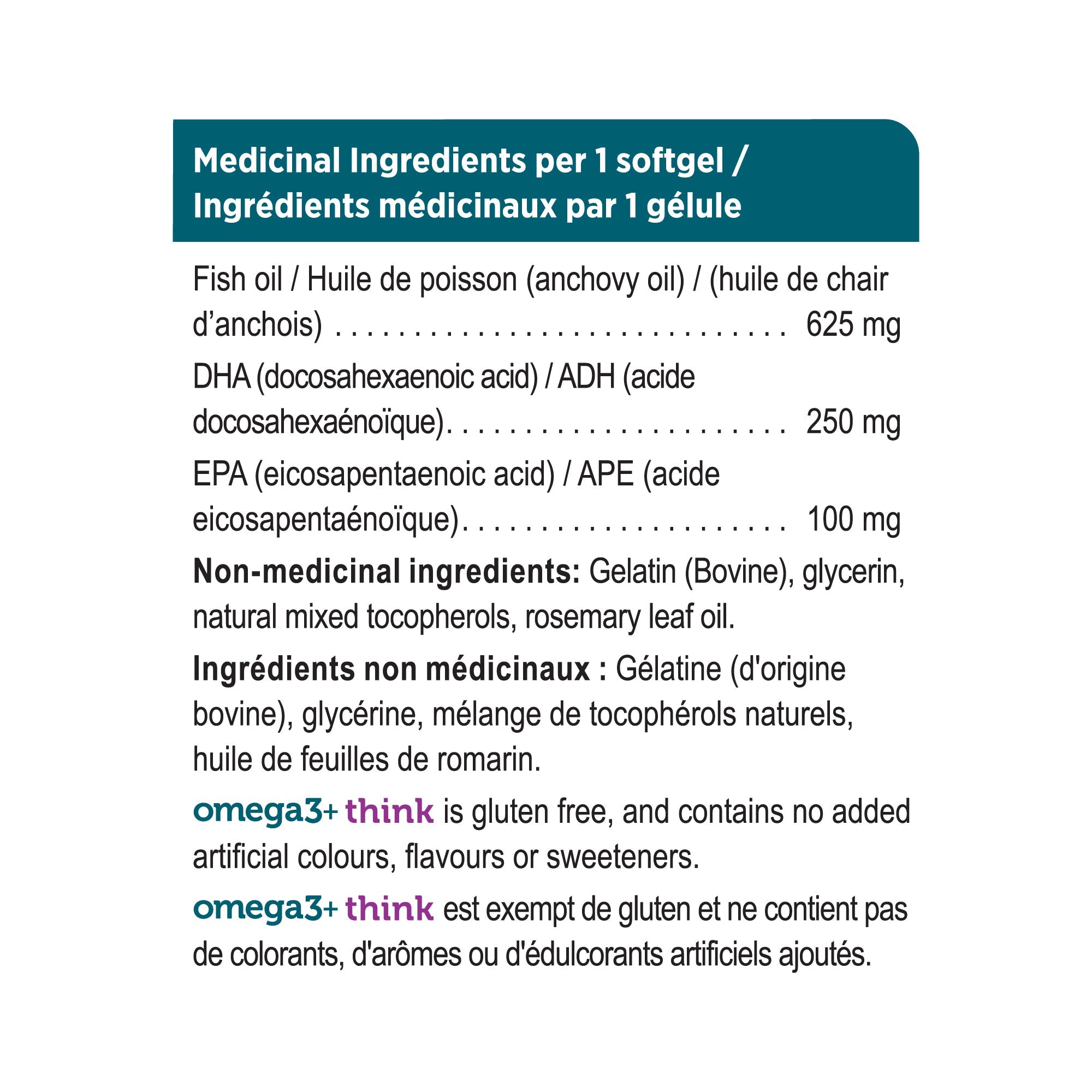 Genuine Health Think Omega 3 60 softgels