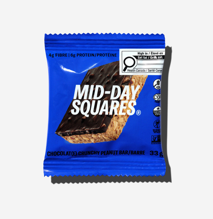 Mid Day Squares Crunchy Peanut box of 12 single