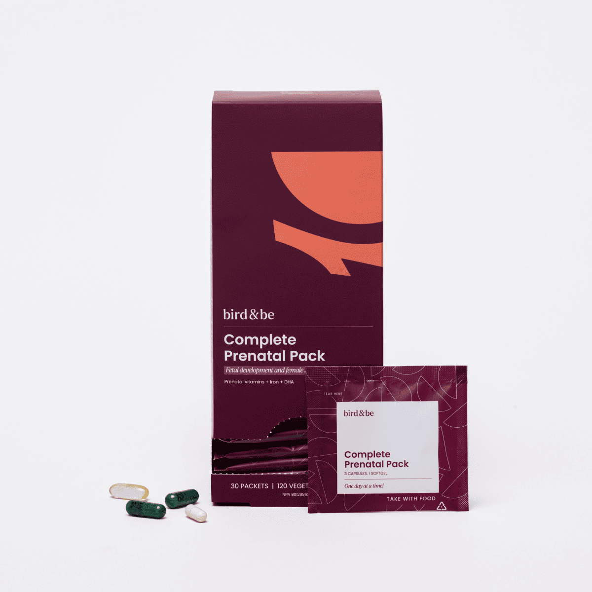 bird & be Complete Prenatal Pack 30 Packets