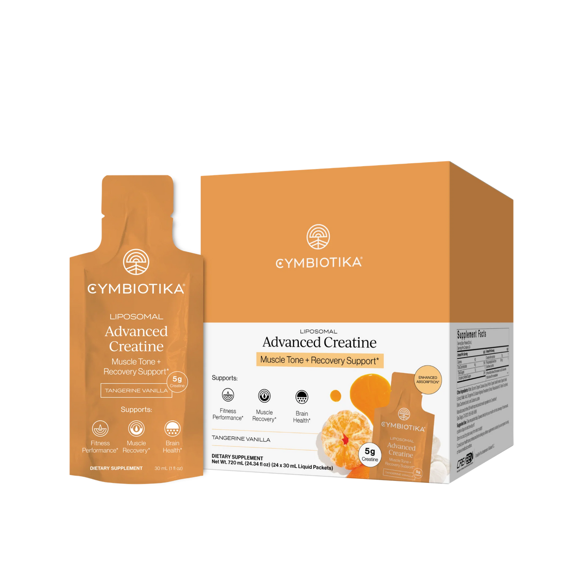 Cymbiotika Liposomal Advanced Creatine Tangerine Vanilla