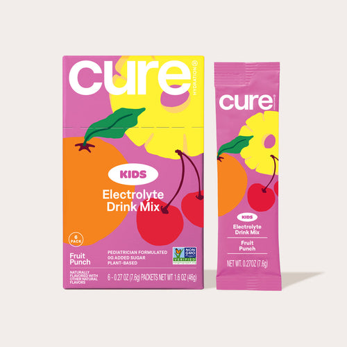 Cure Kids Hydration Mix -6 Serving Box - Fruit Punch