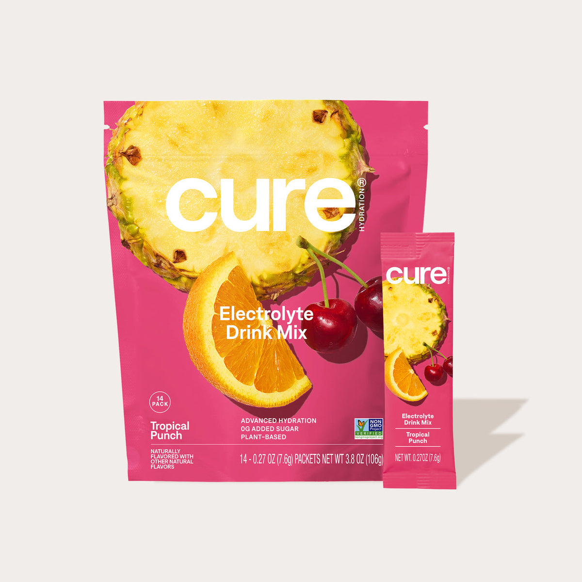 Cure Hydration Mix - 14 Serving Pouch - Tropical Punch