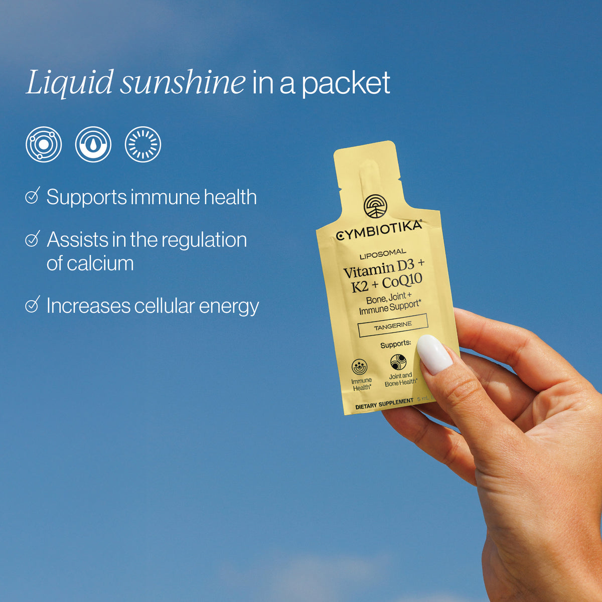 Cymbiotika Vitamin D3+K2+Coq10
