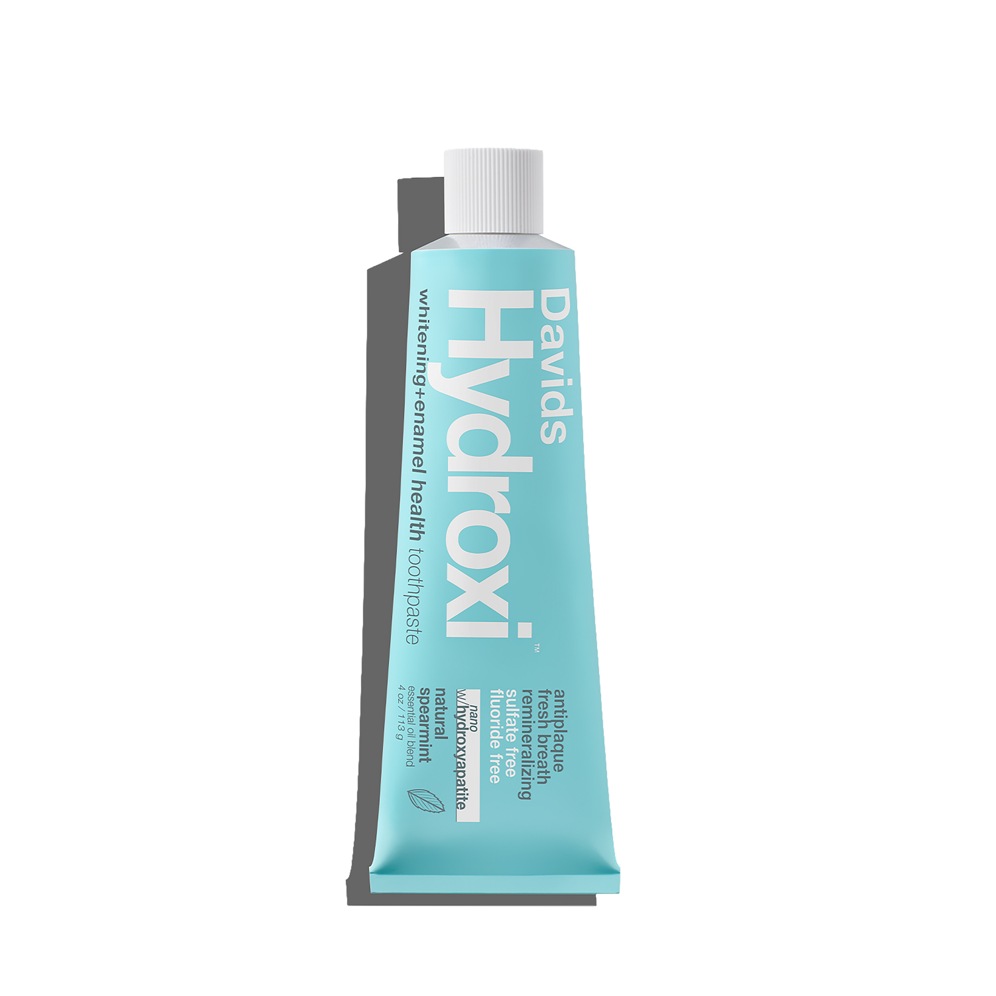 Davids Whitening + Enamel Health Toothpaste- Spearmint 113g