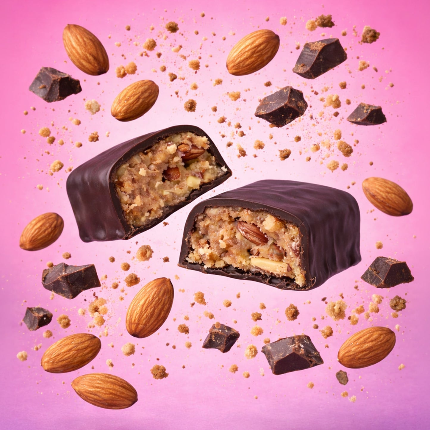 EatLove Dark Chocolate Almond Bar 55g