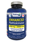 Naka Enhanced Nattokinase 100mg + Fermented Black Garlic and CoQ10