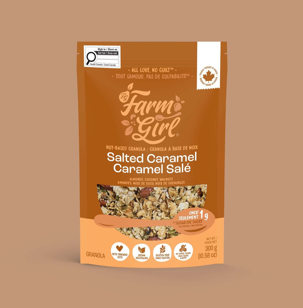 Farm Girl Salted Caramel Granola 300g