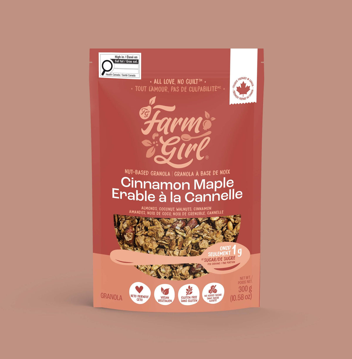 Farm Girl Cinnamon Maple Granola 300g