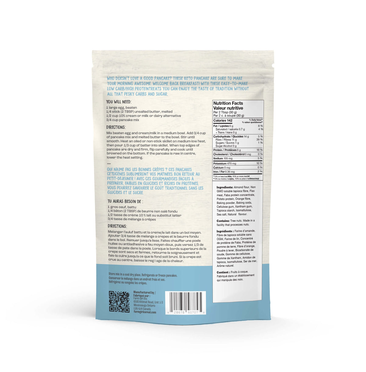 Farm Girl Vanilla Pancake and Waffle Mix 300g