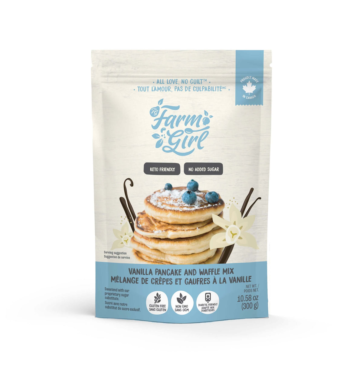 Farm Girl Vanilla Pancake and Waffle Mix 300g