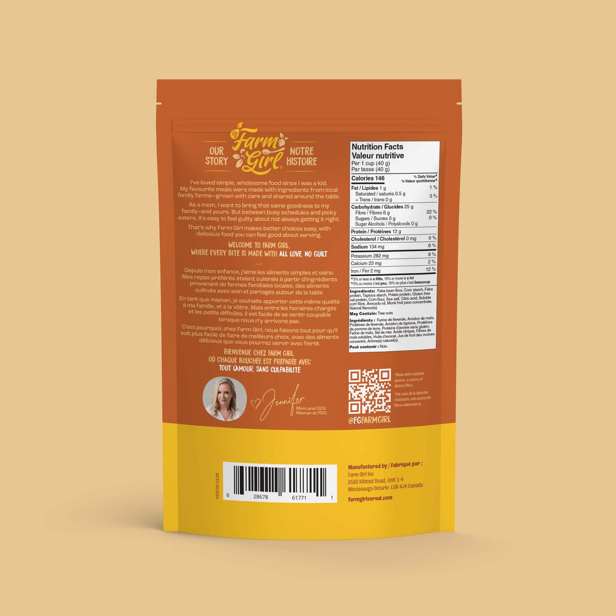 Farm Girl Protein Cereal- Honey Os 280g
