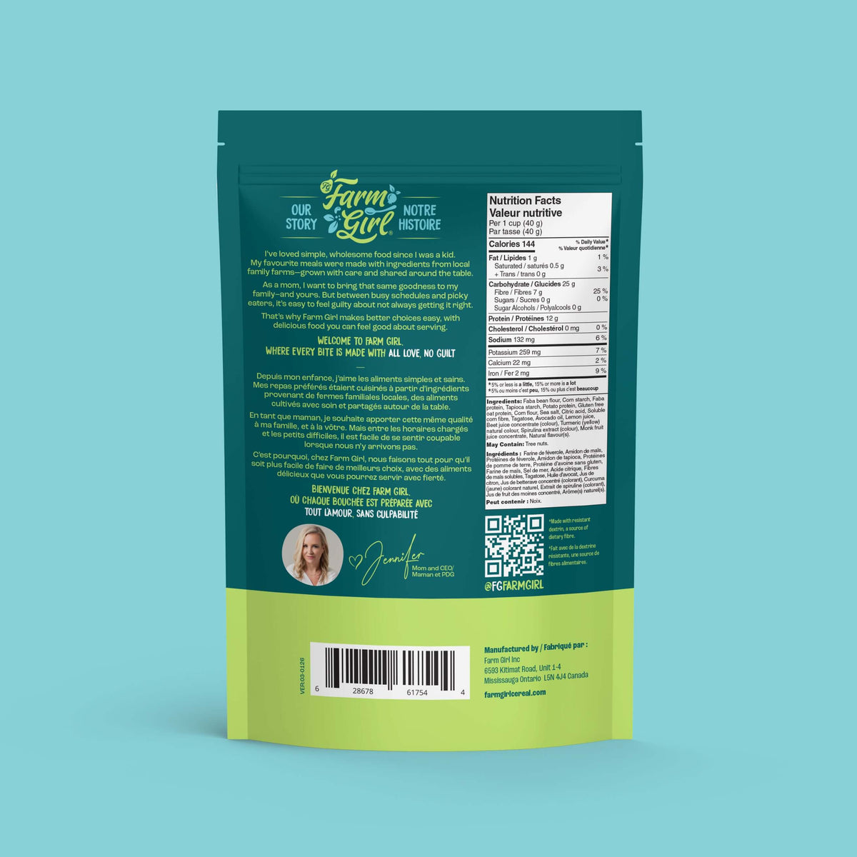 Farm Girl Protein Cereal- Rainbow Hoops 280g