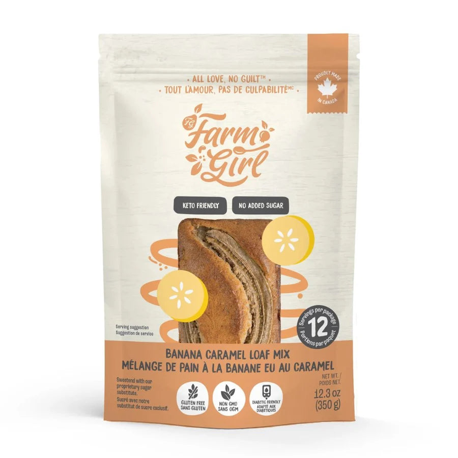 Farm Girl Banana Caramel Loaf Mix 350g