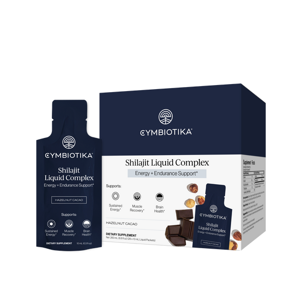 Cymbiotika Shilajit Liquid Complex 26 x 10ml packets