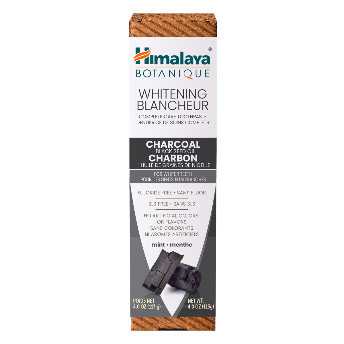 Himalaya Toothpaste Whitening Mint with Charcoal + Black Seed Oil 113g