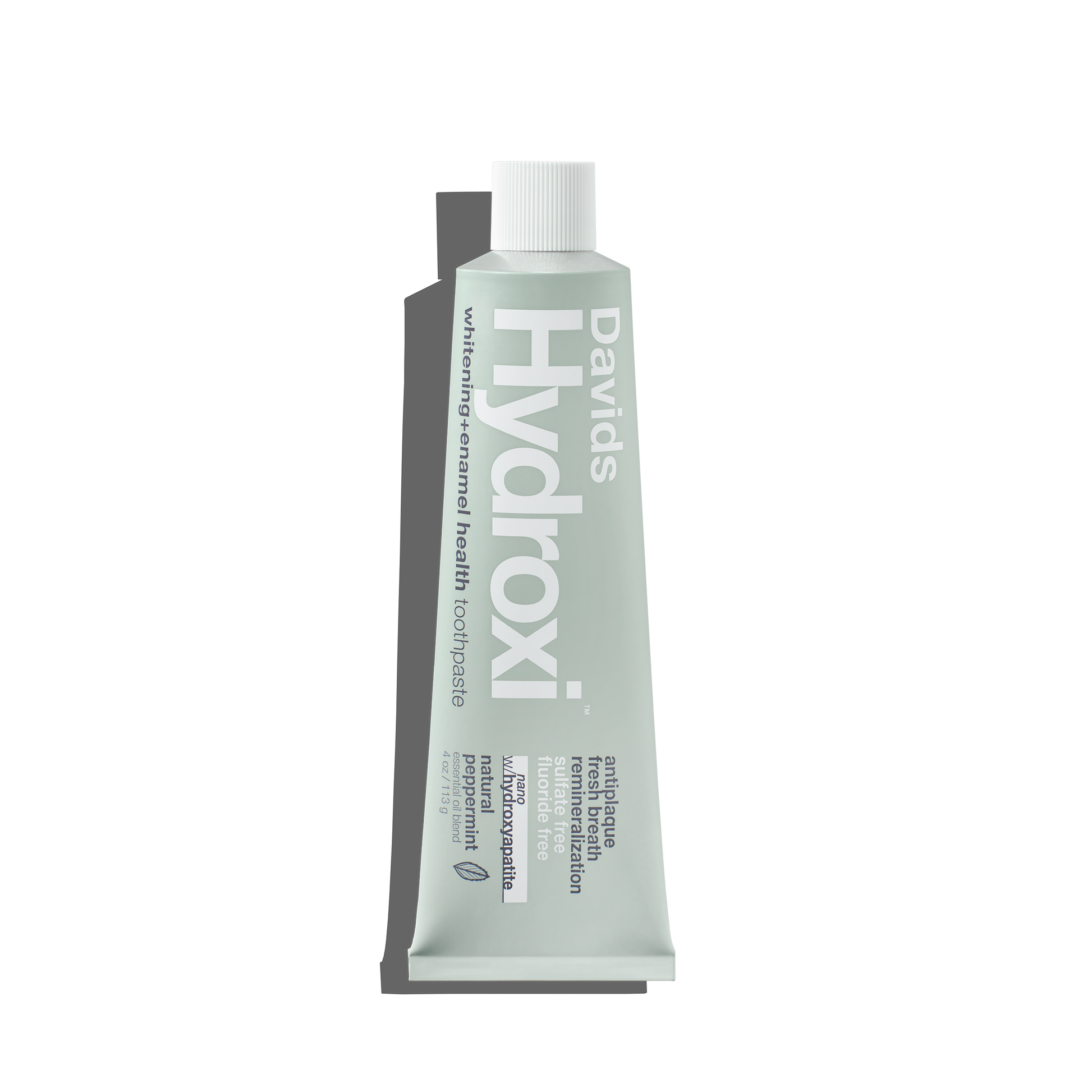 Davids Whitening + Enamel Health Toothpaste- Peppermint 113g