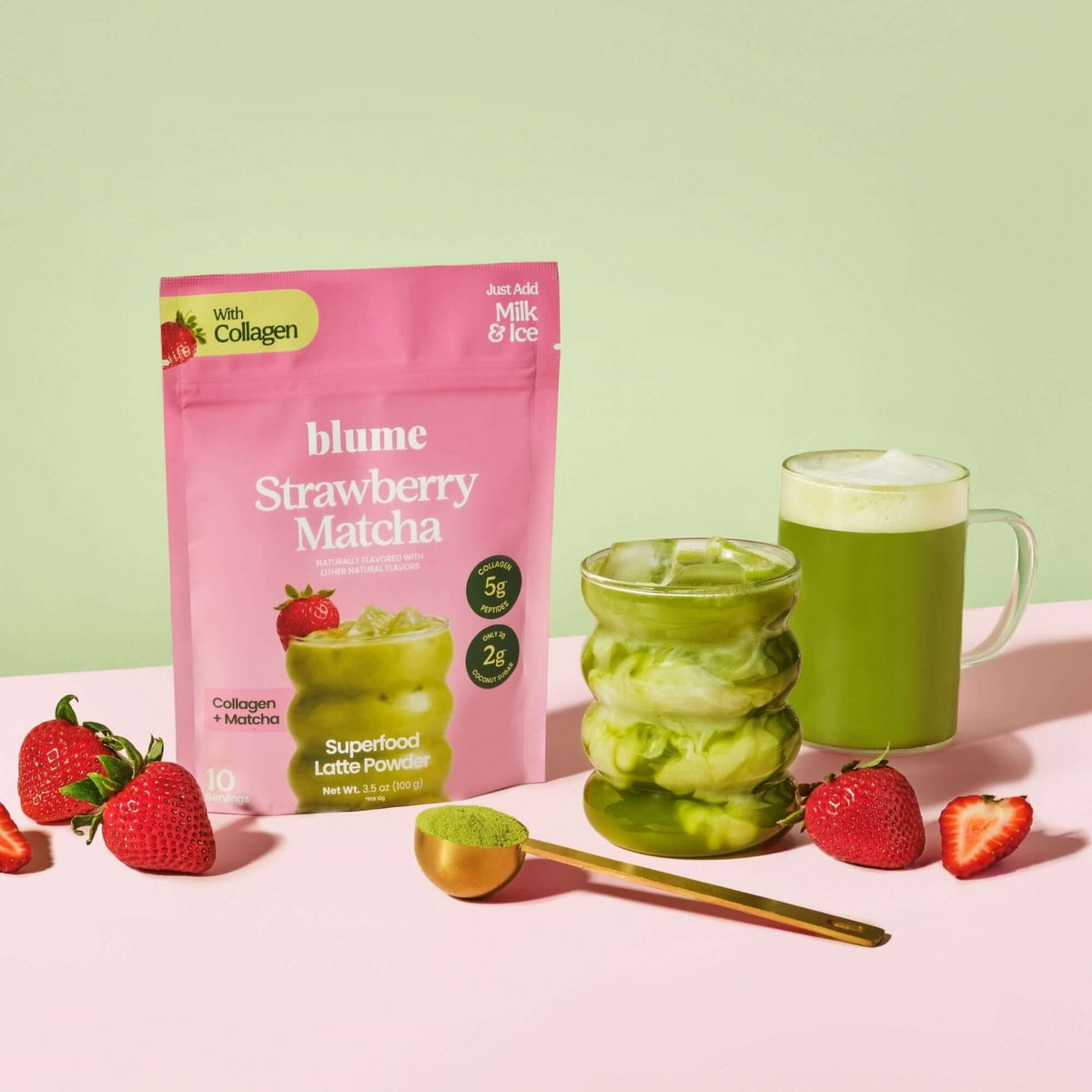 Blume Strawberry Matcha 100g