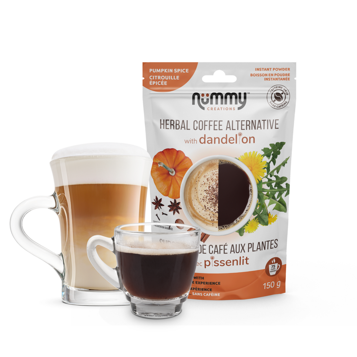 Nummy Creations Pumpkin Herbal Coffee Alternative 150g