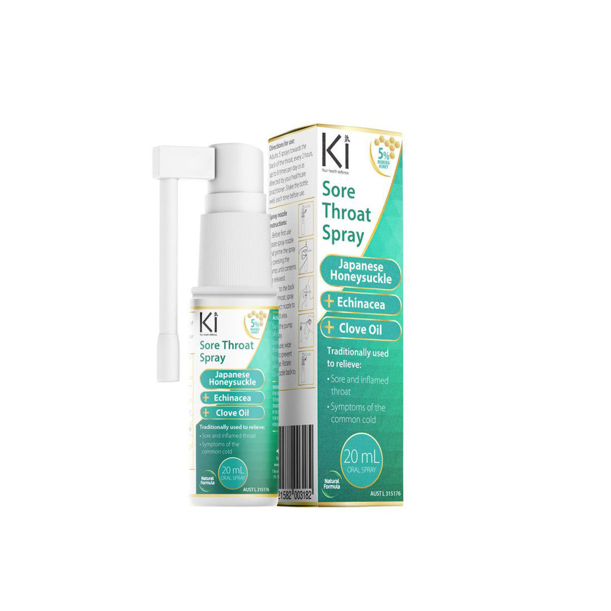 Ki Sore Throat Spray - 20ml