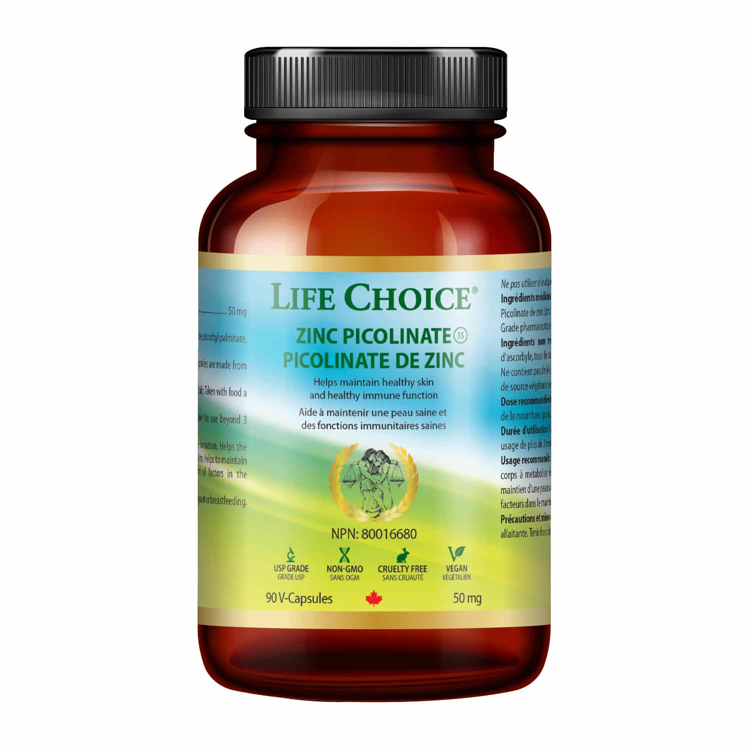 Life Choice Zinc Picolinate 50mg 90vcap