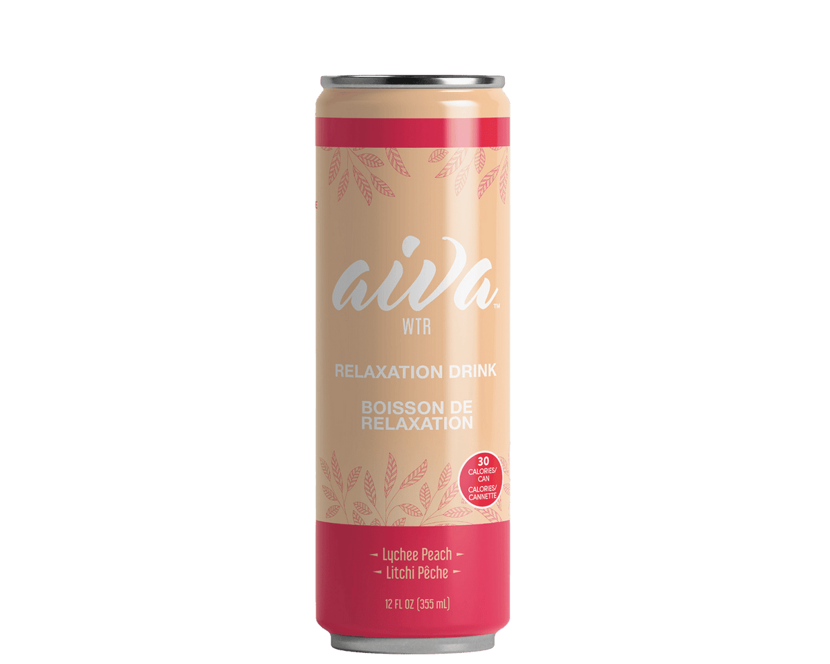 Aiva Relaxation Drink - Lychee Peach 355mL