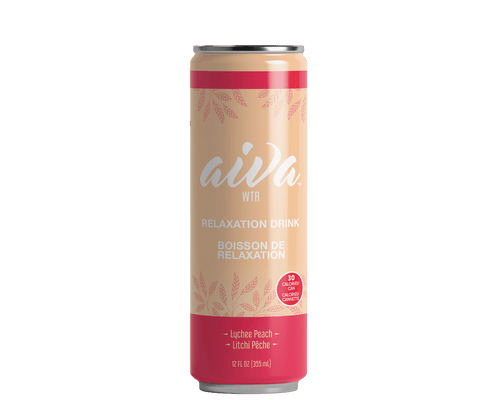 Aiva Relaxation Drink - Lychee Peach 355mL