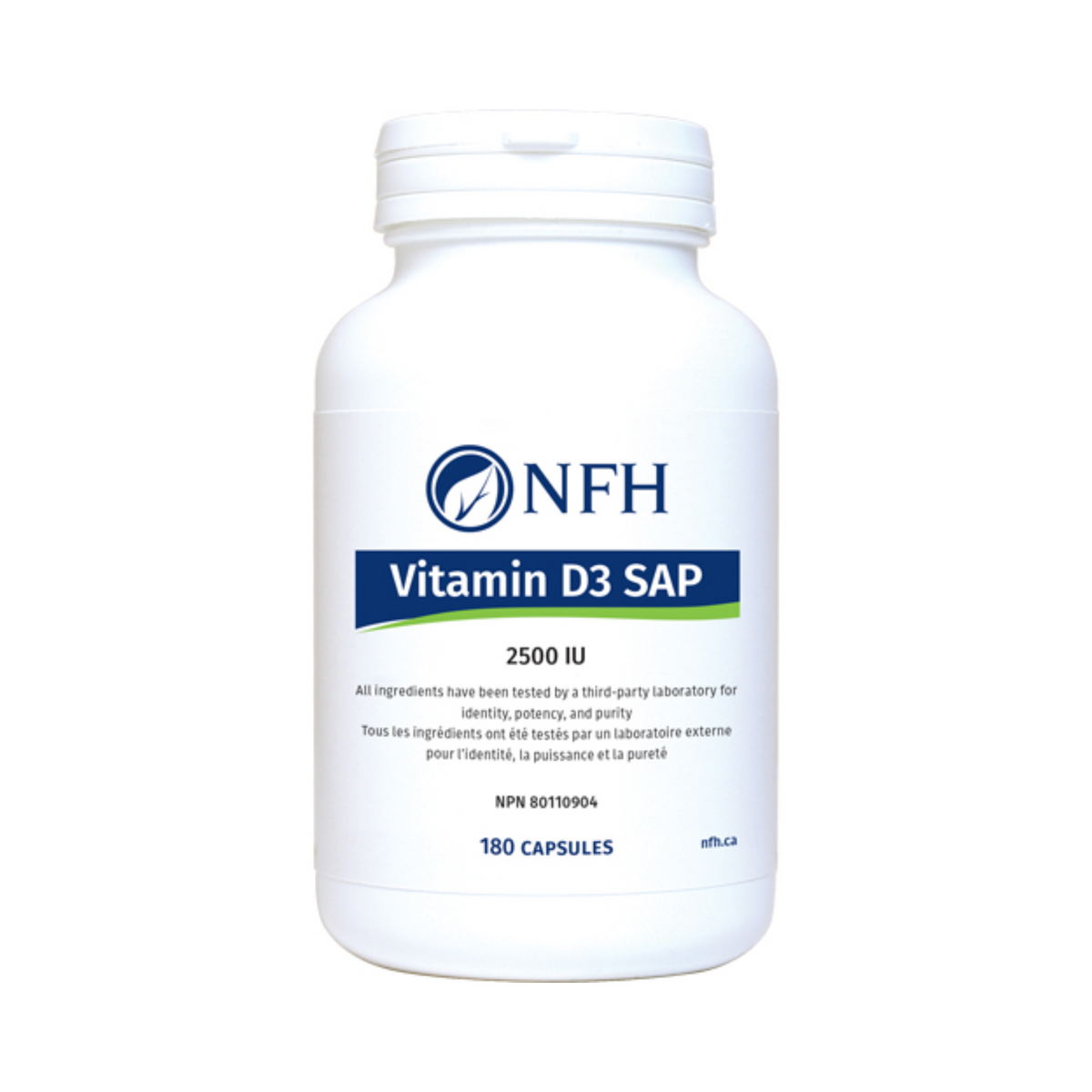 NFH Vitamin D3 SAP 2500IU 180caps