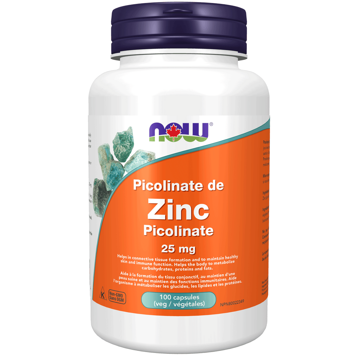 NOW Zinc Picolinte 25mg 100 caps