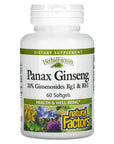 Natural Factors Panax Ginseng 100mg 60softgels