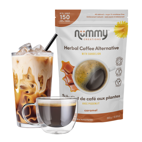 Nummy Creations Caramel Herbal Coffee Alternative 300g