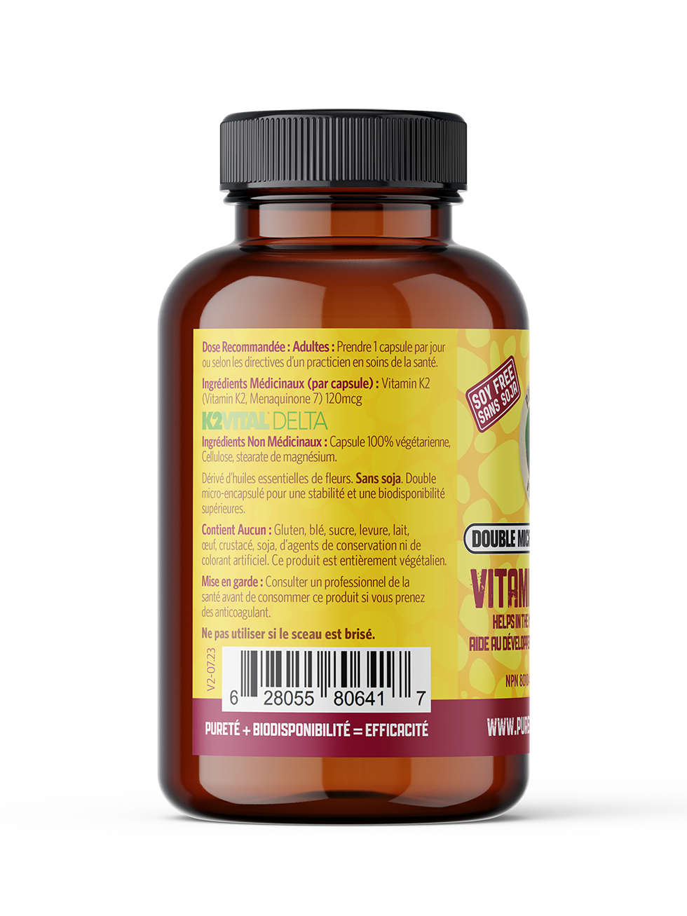 Pure Lab Vitamins Vitamin K2-MK7 30 vcap